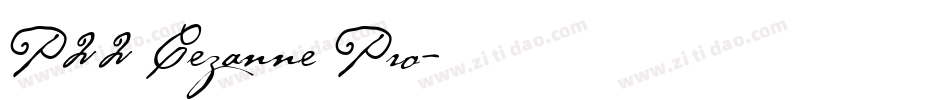 P22 Cezanne Pro字体转换